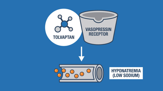 Vasopressin Receptor Antagonist Tolvaptan Hyponatremia Vector