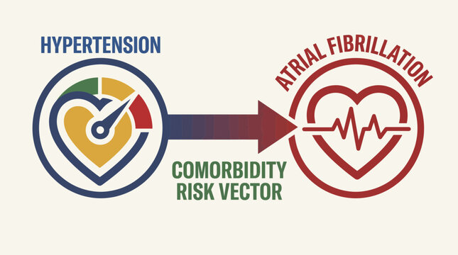 Hypertension and Atrial Fibrillation Comorbidity Risk Vector