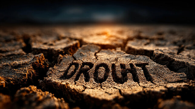 Drought awareness image highlighting water scarcity dry cracked earth freshwater shortage sustainable water use agricultural challenges climate change effects and global resource management urgency