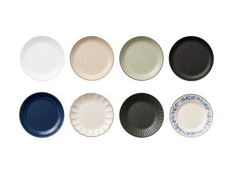 set of  ceramic plates