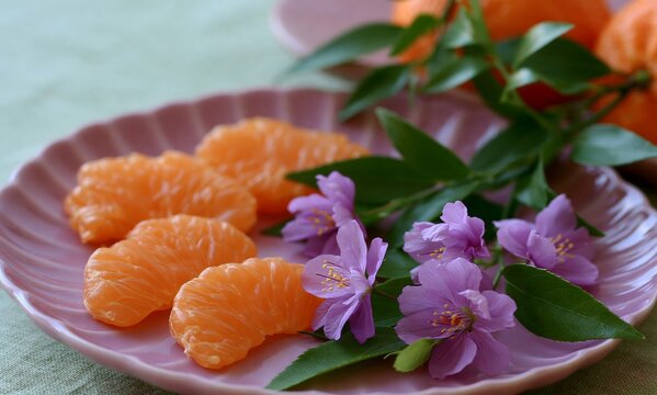 Make a pretty tangerine keric