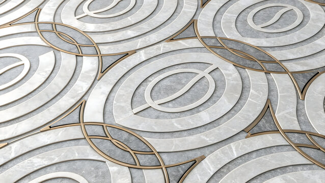 Abstract intricate swirl pattern in black and white