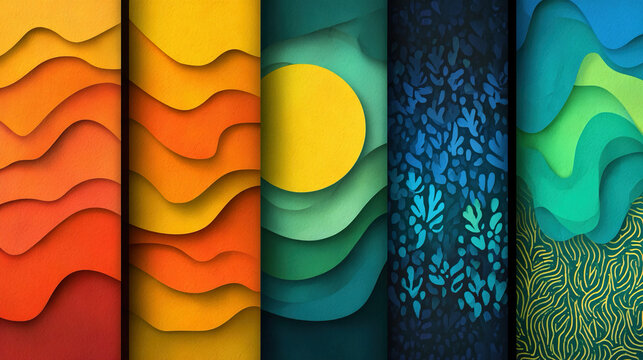 Duotone sets modern vector color combinations for digital backgrounds creative illustration overlays artistic graphic compositions decorative visual textures contemporary design elements