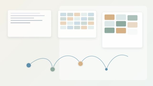 Remote Work Team Collaboration Workflow Light Theme 4K