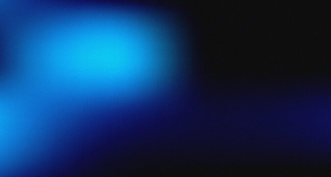 Abstract background with soft blue light glow and grainy texture for modern digital design