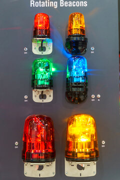 Industrial Rotating Warning Beacon Lights Display