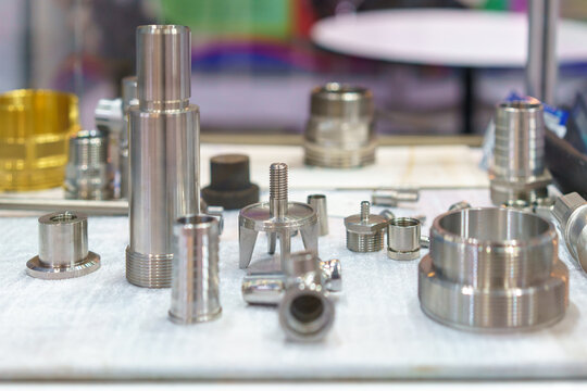 Assorted Precision-Machined Metal Industrial Components