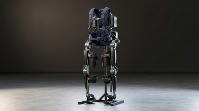 Robotic Exoskeleton Device on Industrial Stand