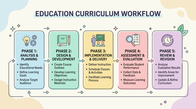 Comprehensive guide for academic instructional planning and pedagogical framework stages to improve school learning outcomes and teaching efficiency