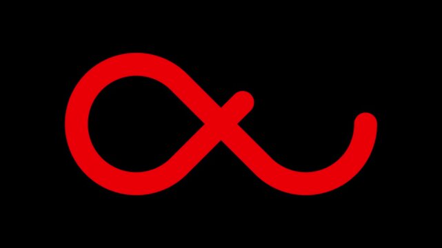 animated gif video of infiniti red line moving forward transparent loading