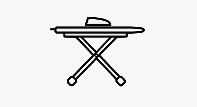 Minimalist Folding Camping Table Design.