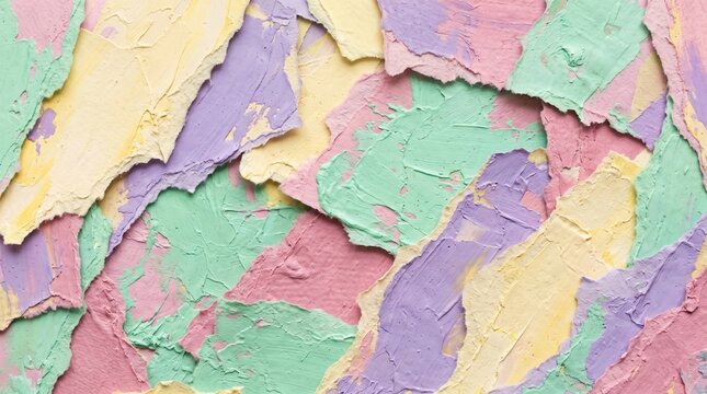 Abstract painting background in pastel positive color as wallpaper, pattern, art print, textured fonts, shapes etc. Natural texture of oil paint. High quality details.