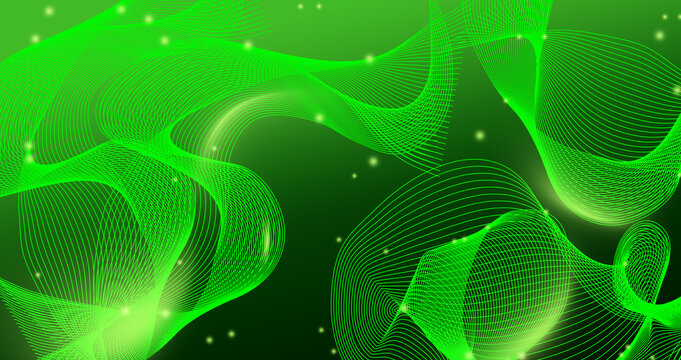abstract green background with lines
