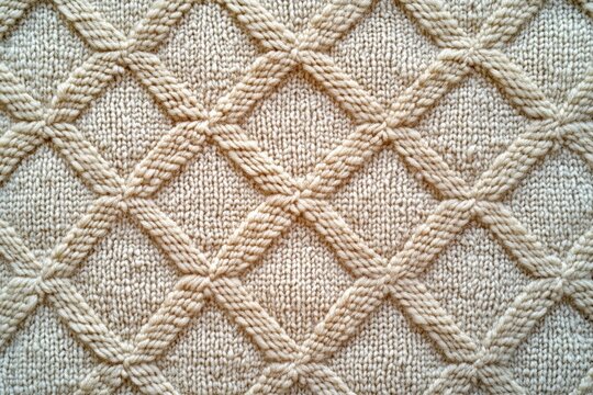 Beige argyle pattern featuring a seamless geometric background ideal for textile design and home decor projects any time of year