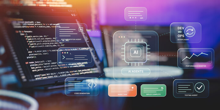 Machine learning technology with digital microchip and automated DevOps performance monitoring system