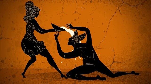 circe transforming greek man into a pig