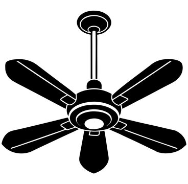 fan isolated on white