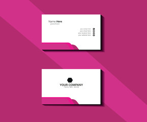 Naklejka premium business card minimal card design primum business card