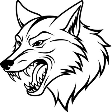 wolf head tattoo