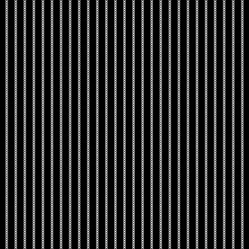 Seamless vertical dotted pinstripe geometric pattern in black and white