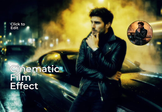 Cinematic Film Photo Effect