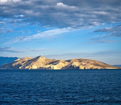Prvić Island in Kvarner Bay near Krk, Croatia