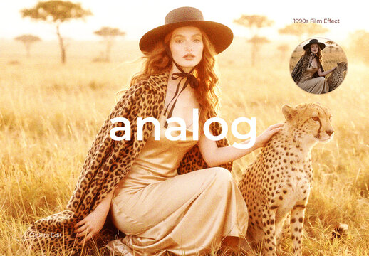 90s Analog Film Photo Effect