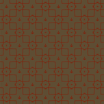 Dark Earthy Red Geometric Grid
