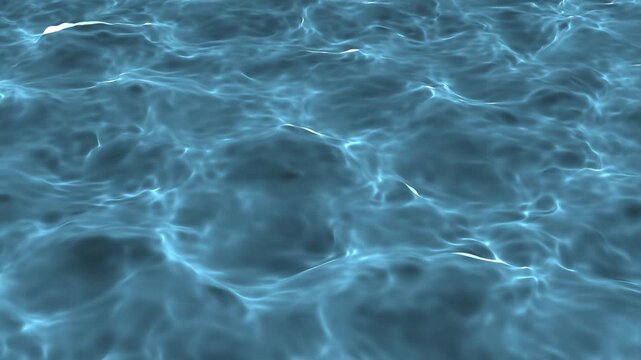 water pool surface caustic reflection pattern light texture background blue footage animation motion clear summer swimming