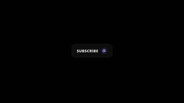 Minimalist subscribe button with notification bell icon