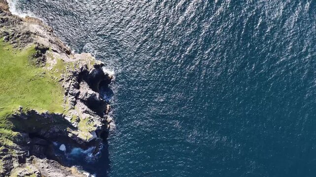 Aerial view of Horn Head in County Donegal, Ireland