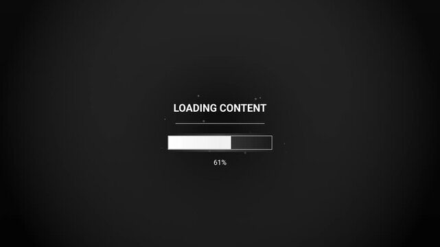loading content bar motion graphic 2k