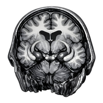 3D Medical Mri Visualization Of The Limbic System Including Bilateral