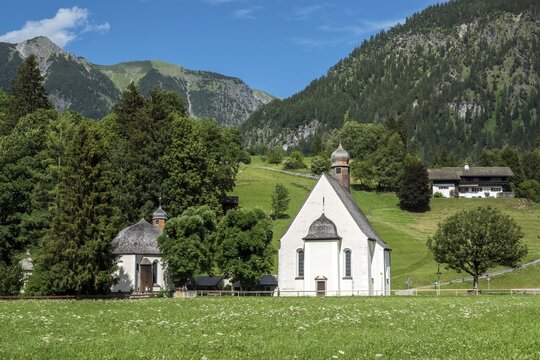 St. Maria Loretto Chapel and Josefskapelle, Oberstdorf, Oberallg&auml;u, Allg&auml;u, Bavaria, Germany