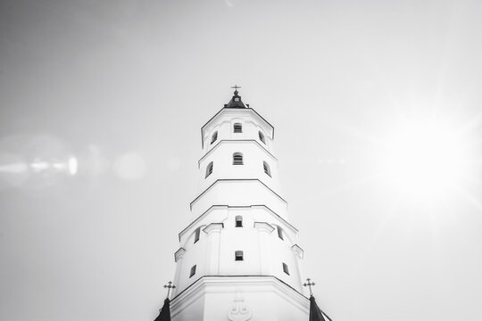 Scenic St. Peter and Paul cathedral in Siauliai city. Lithuania