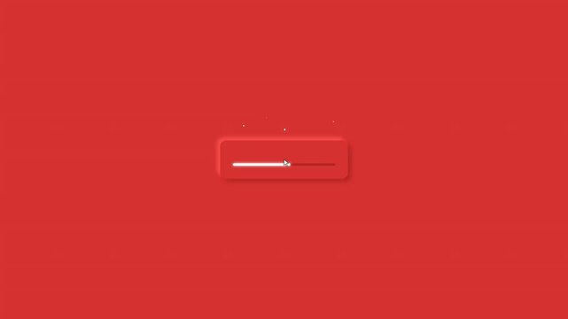 Cursor clicking an export data button on a red minimalist interface