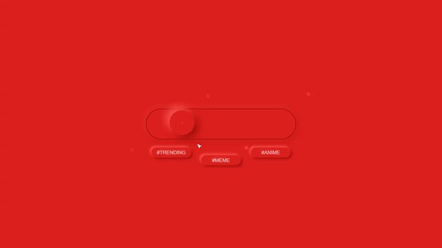 A computer mouse cursor clicks on a red interactive button labeled gif