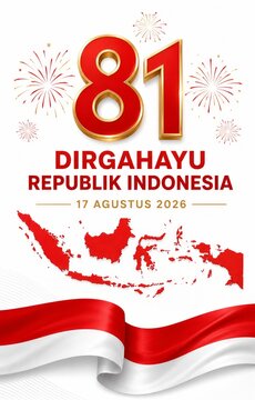 Honoring indonesia's 81st independence day with a display of national pride and spectacular fireworks on august 17 2026