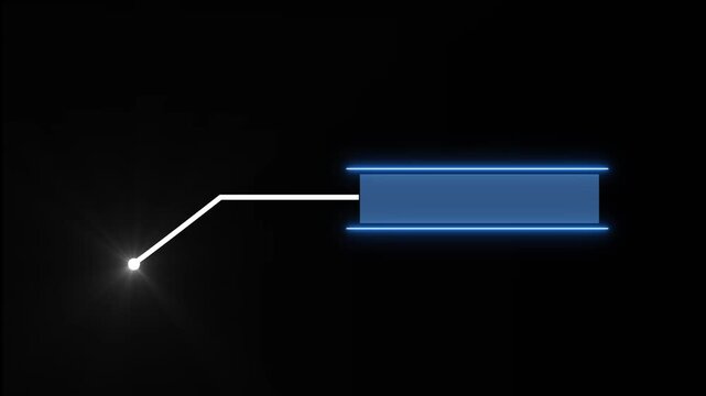 Animated callout elements and HUD graphics. Callout elements designed for text highlighting and user interface projects new design.
