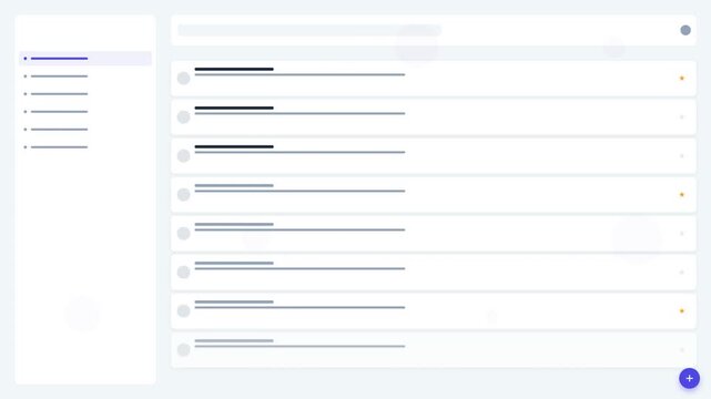 Web application user interface dashboard template vector illustration minimalist sidebar layout wireframe placeholder concept