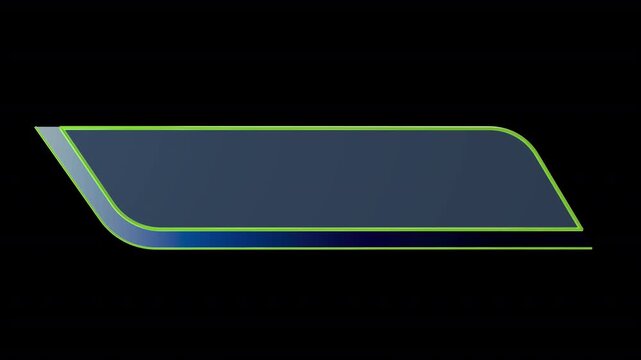 3D字幕フレーム：放送用 29.97fps（緑枠と金枠の2セット、4パターンを収録しています）枠内は半透明です