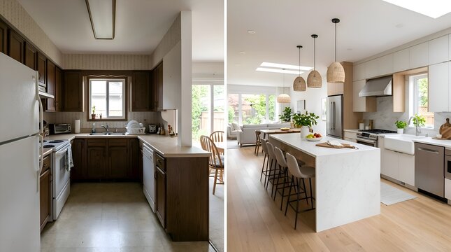 Old vs New Kitchen Remodel: Before and After Transformation