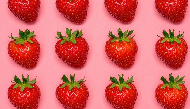 Strawberry pattern background
