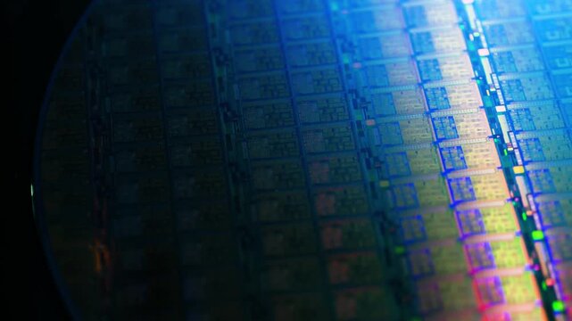  Semiconductor Chip Surface Detail 4K