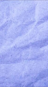 Vivid Blue Wrinkled Paper Texture Animation