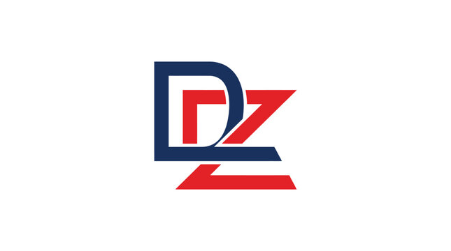 Interlocking letters D and Z monogram logo.