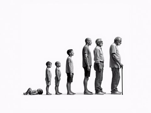 Human Life Cycle From Baby to Elderly, Stages of Human Growth and Aging Process