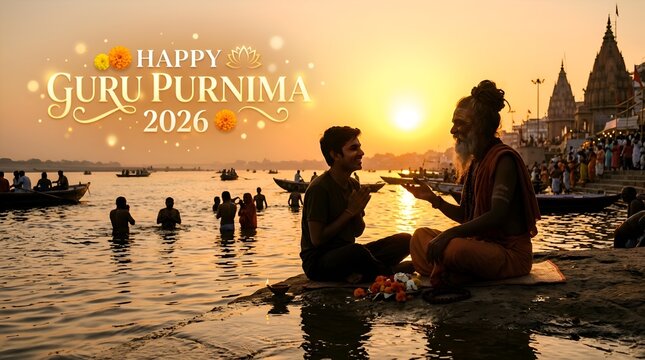 Guru Purnima 2026: Spiritual Blessing at Ganges River Sunset
