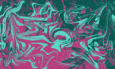 Fototapeta premium Vibrant Abstract Liquid Marble Swirl Background Featuring Dynamic Teal and Magenta Fluid Paint Textures for Modern Creative Design Projects
