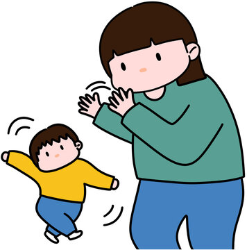 칭찬하는 교사